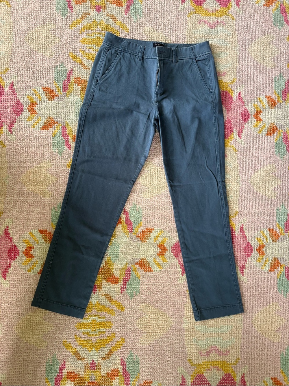J. Crew Slim Chino Pants in Slate Blue